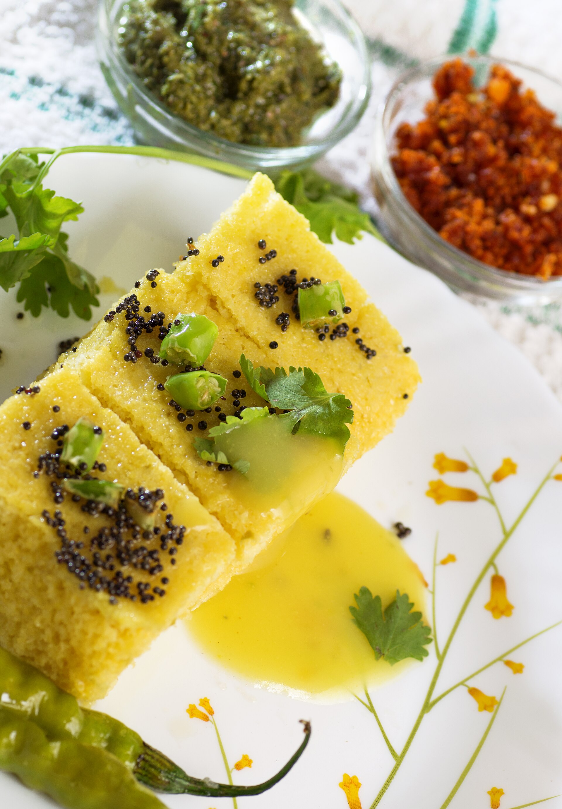 Khaman Dhokla — vegetarian Dwarka dish