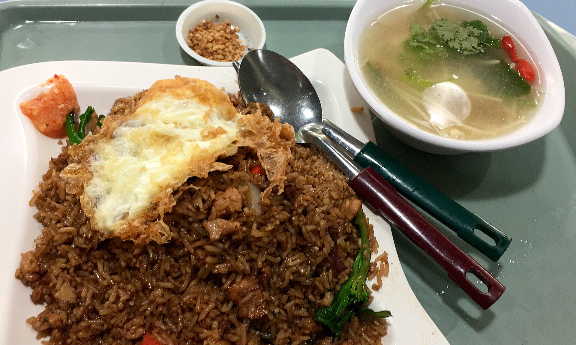 Khao tom — non-vegetarian Sukhothai dish