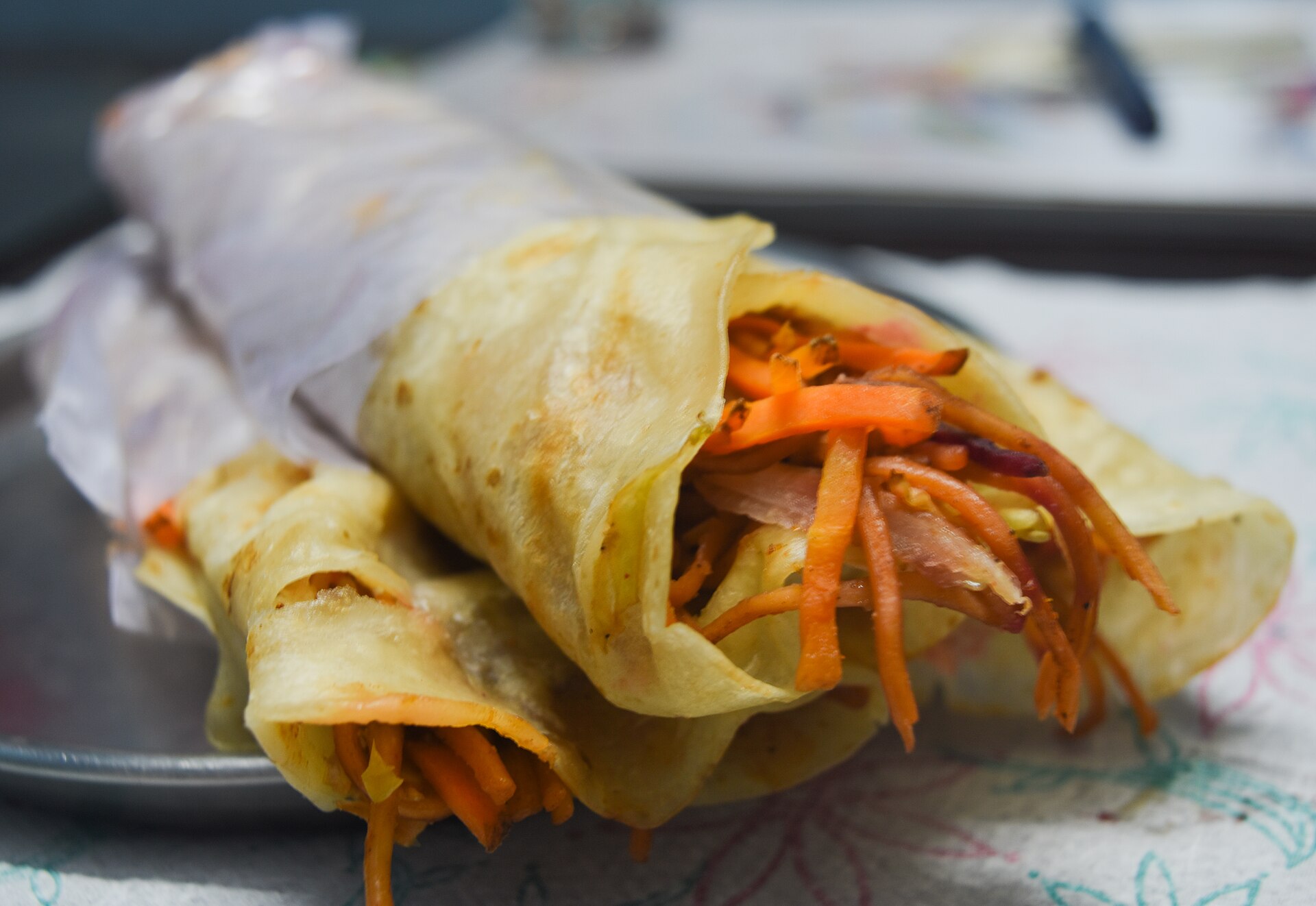 Kathi Roll — non-vegetarian Kolkata dish