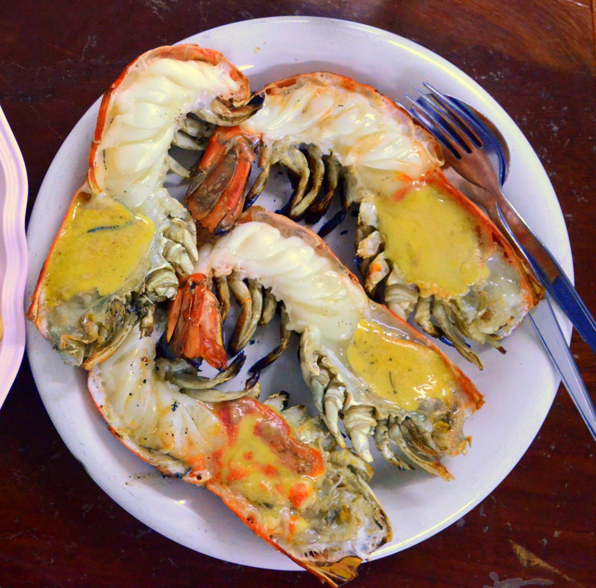 Grilled river prawn — non-vegetarian Ayutthaya dish