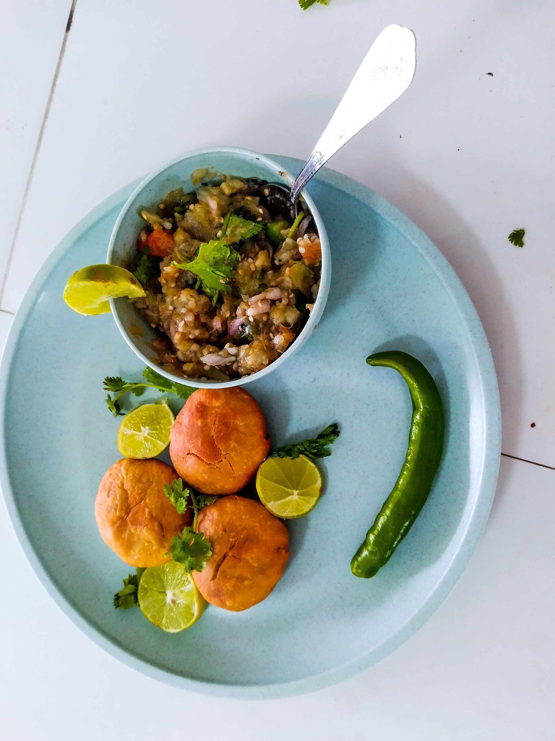 Litti Chokha — vegetarian Ranchi dish