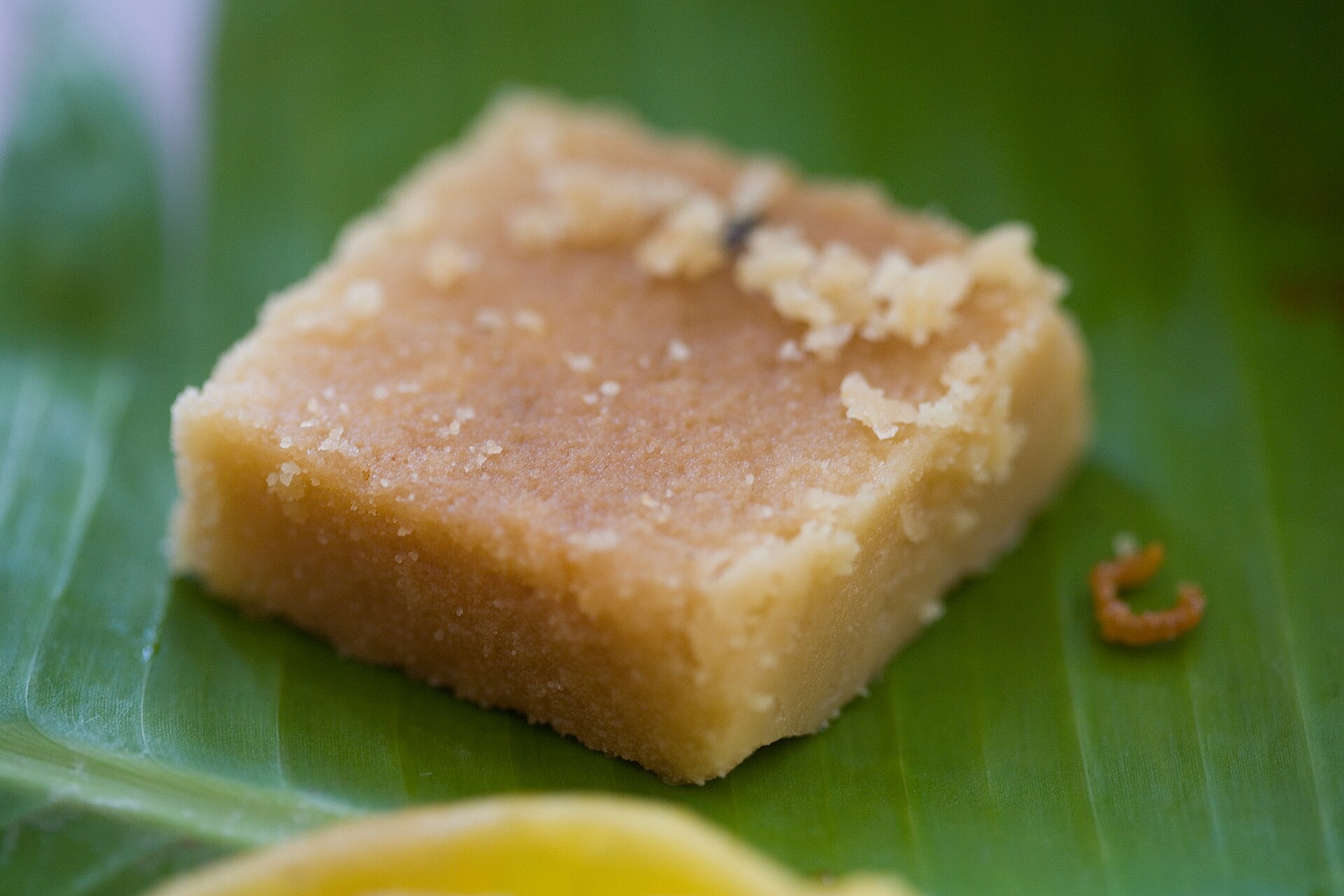 Mysore Pak — vegetarian Mysuru dish