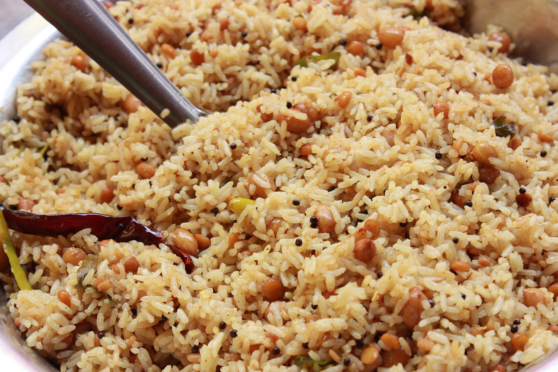 Pulihora — vegetarian Tirupati dish
