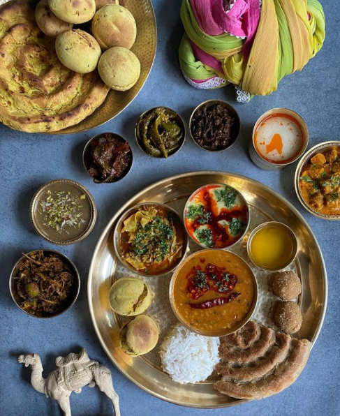 Rajasthani Thali — vegetarian Jaipur dish