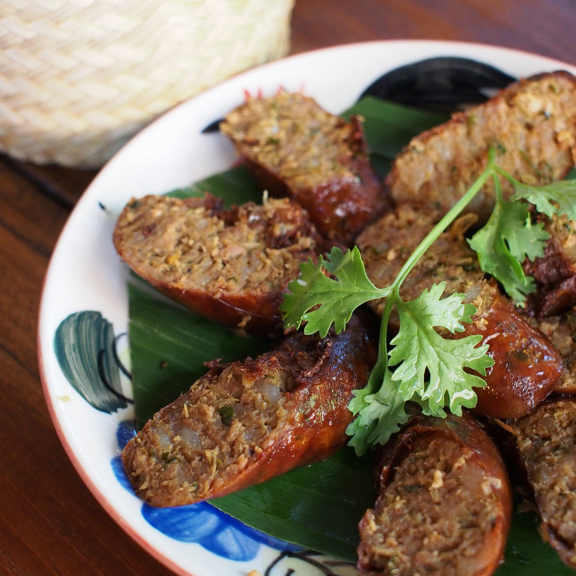 Sai ua — non-vegetarian Chiang Mai dish