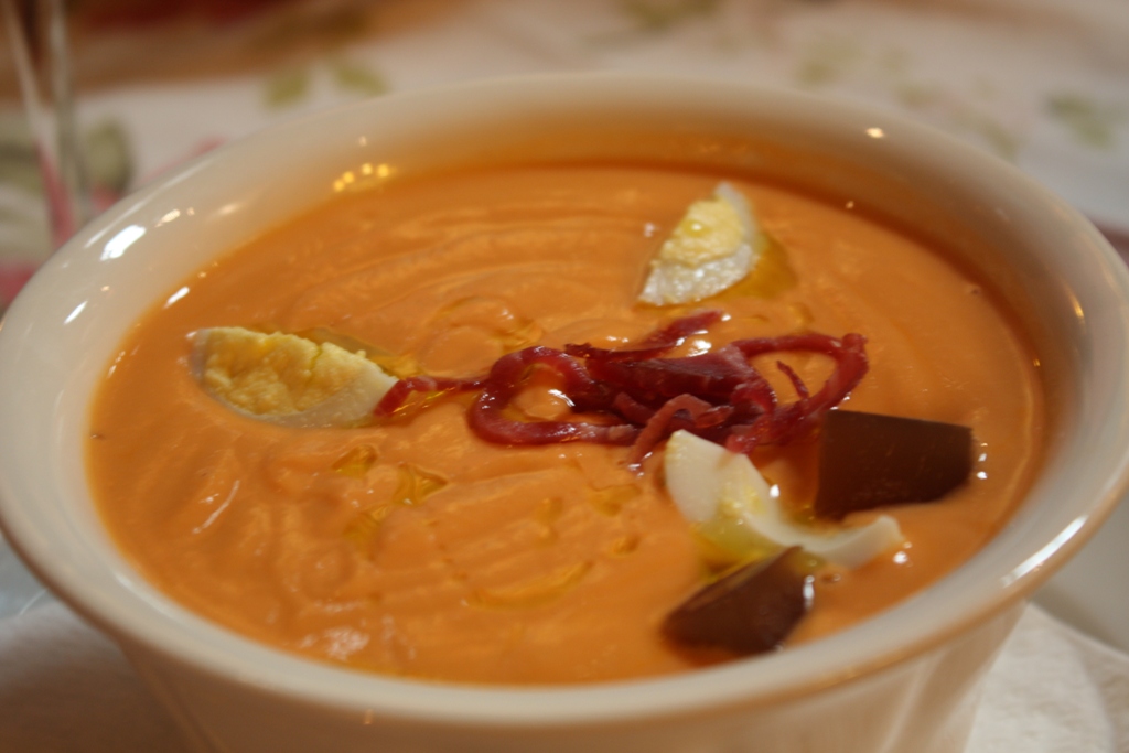Salmorejo — vegetarian Seville dish