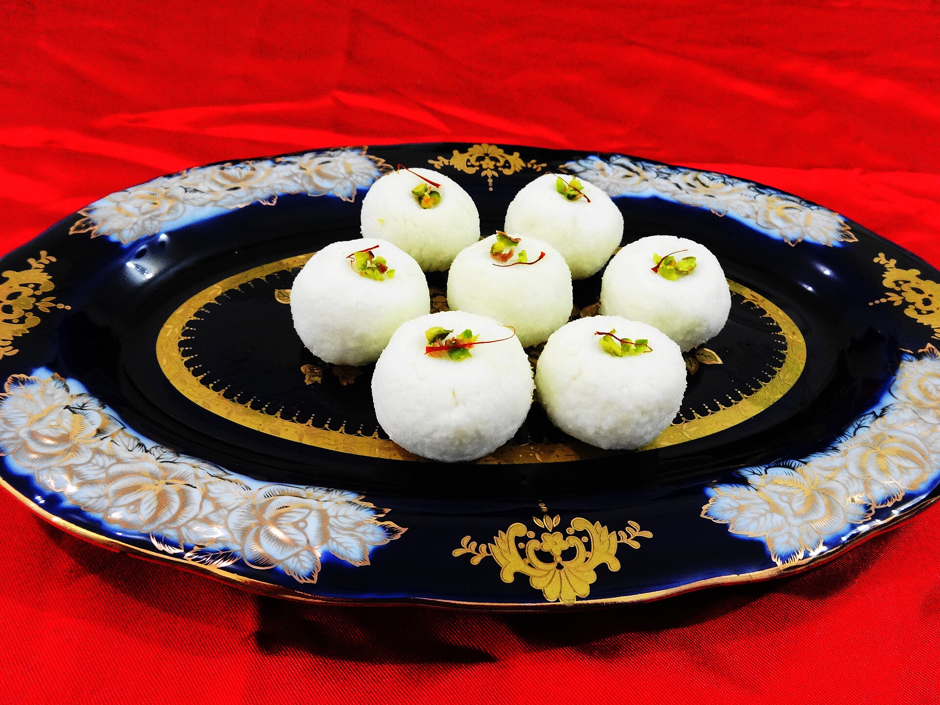 Sandesh — vegetarian Shantiniketan dish