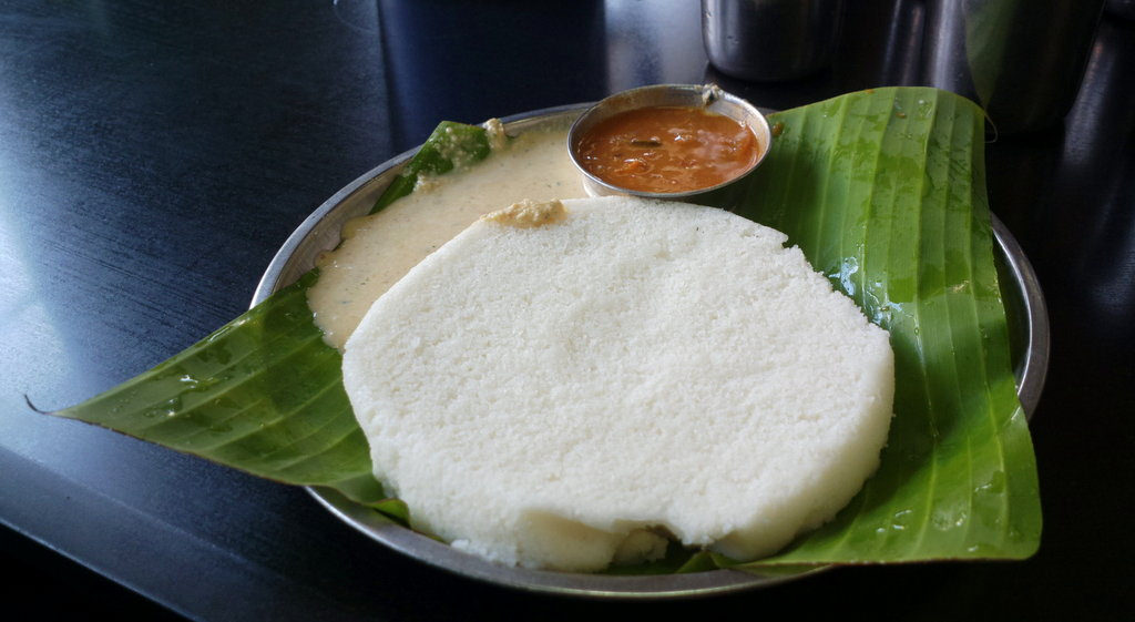 Thatte Idli — vegetarian Nandi Hills dish
