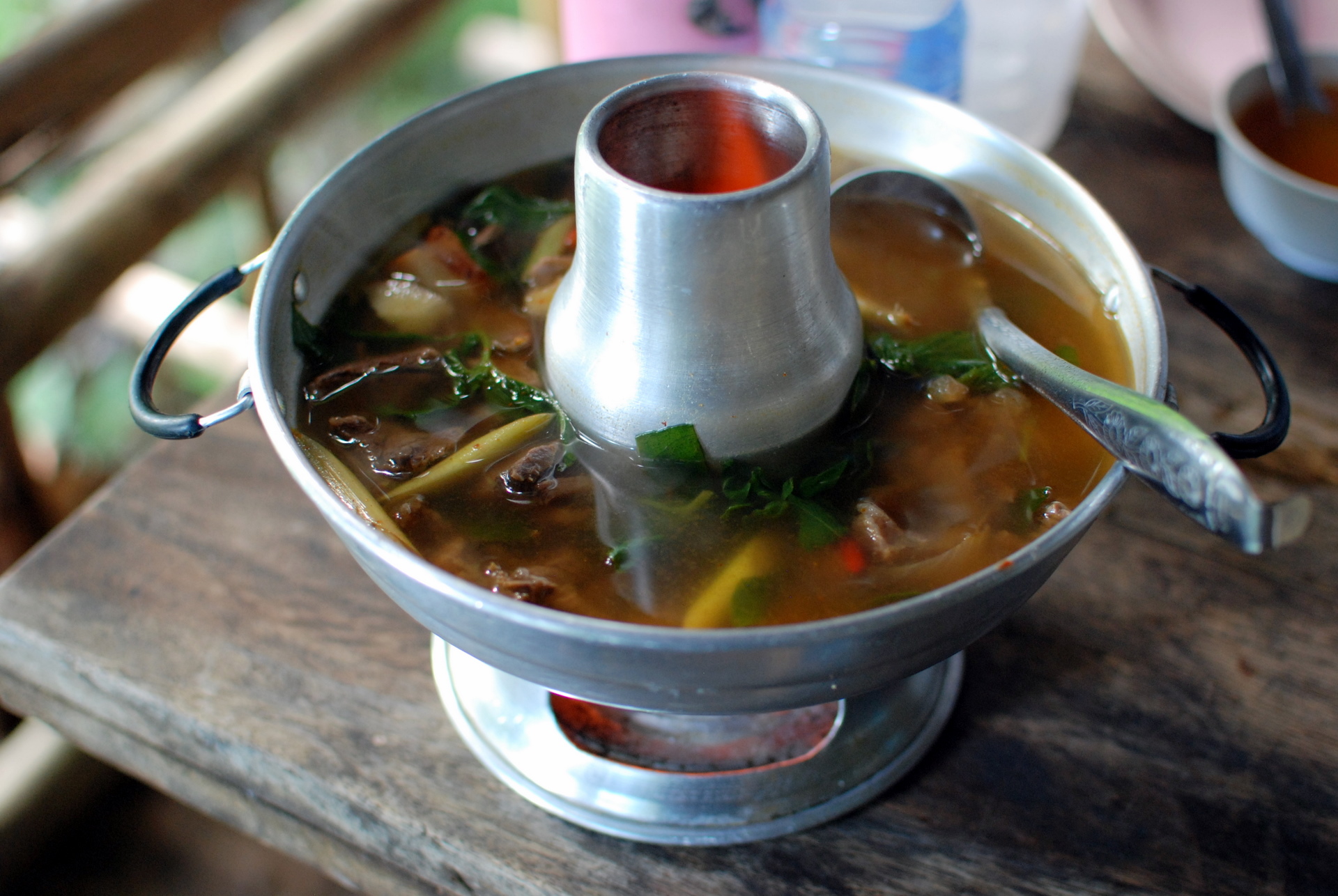 Tom saep — non-vegetarian Udon Thani dish
