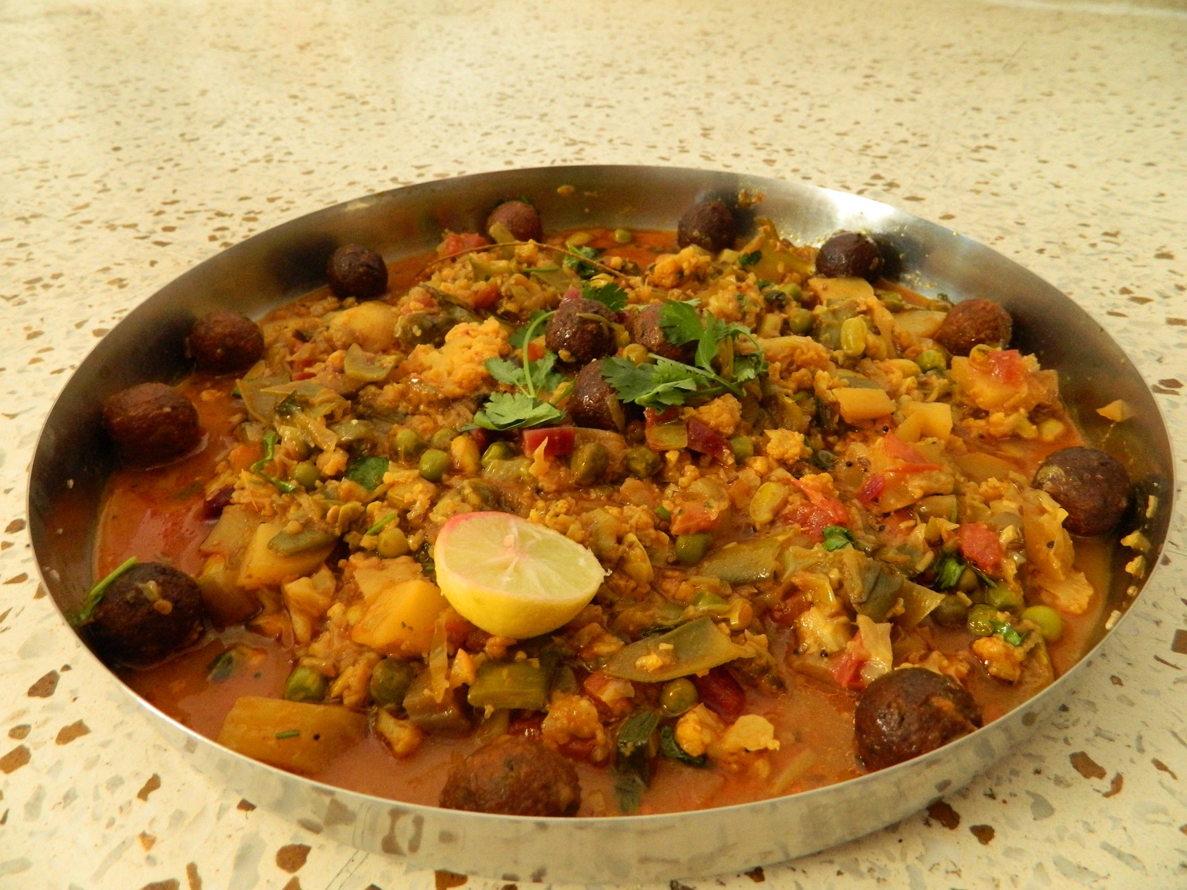 Undhiyu — vegetarian Dwarka dish