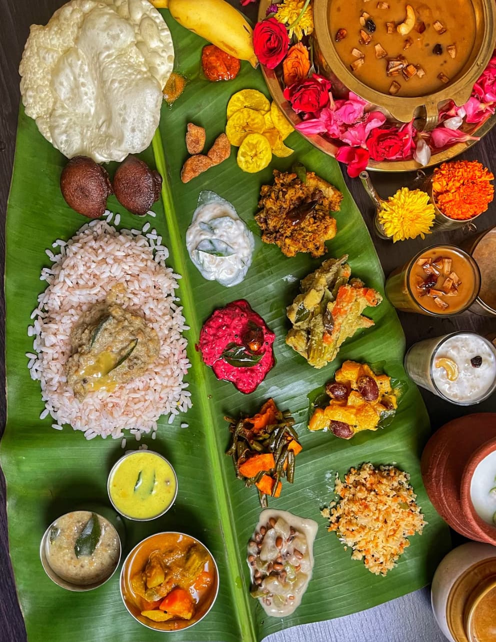 South Indian Thali — vegetarian Hampi dish